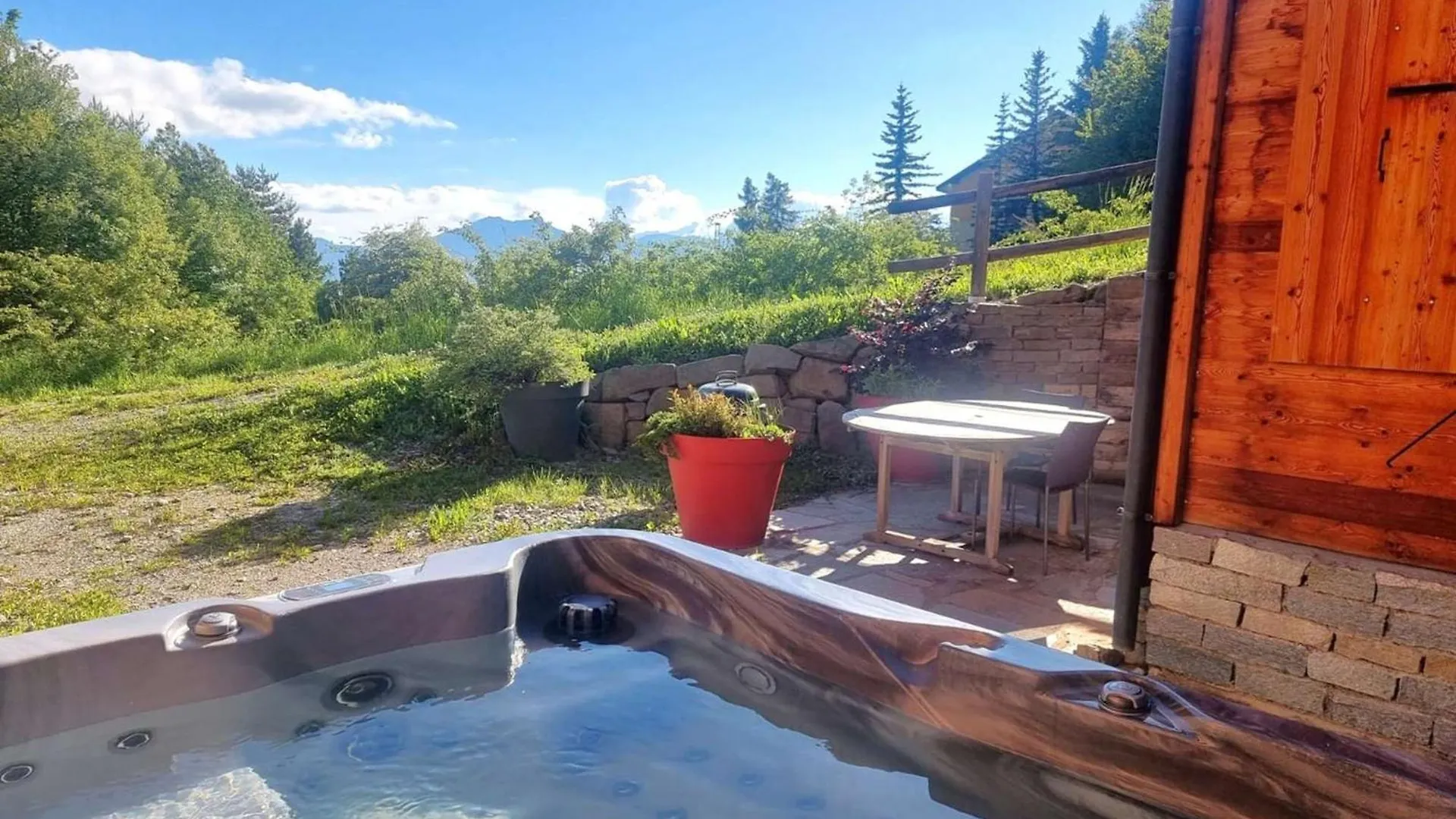 Chalet 6 Pers Avec Spa, Terrasse Plein Sud A Saint-Michel-De-Chaillol - Fr-1-393-22 Frankrijk